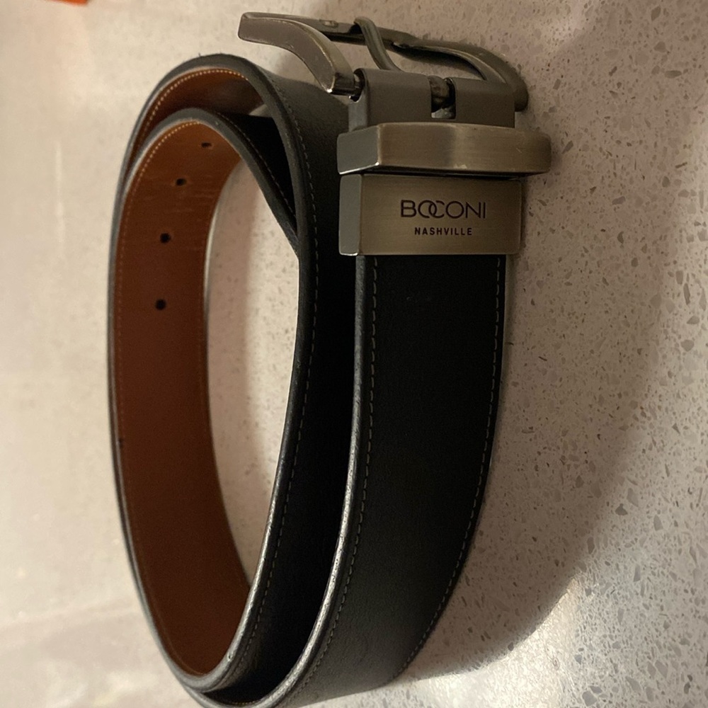 🍍BOCONI BELT REVERSIBLE BLACK/BROWN  🍍SIZE 36/90🍍P-1